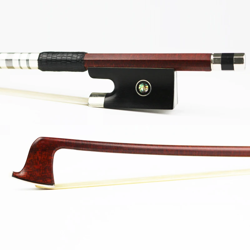 Free Shipping 4/4 Size Hard Carbon Fiber Violin Bow Pernambuco Skin Exquisite Horsehair Ebony Frog Violin Parts Accessories
Free Shipping 4/4 Size Hard Carbon Fiber Violin Bow Pernambuco Skin Exquisite Horsehair Ebony Frog Violin Parts Accessories
