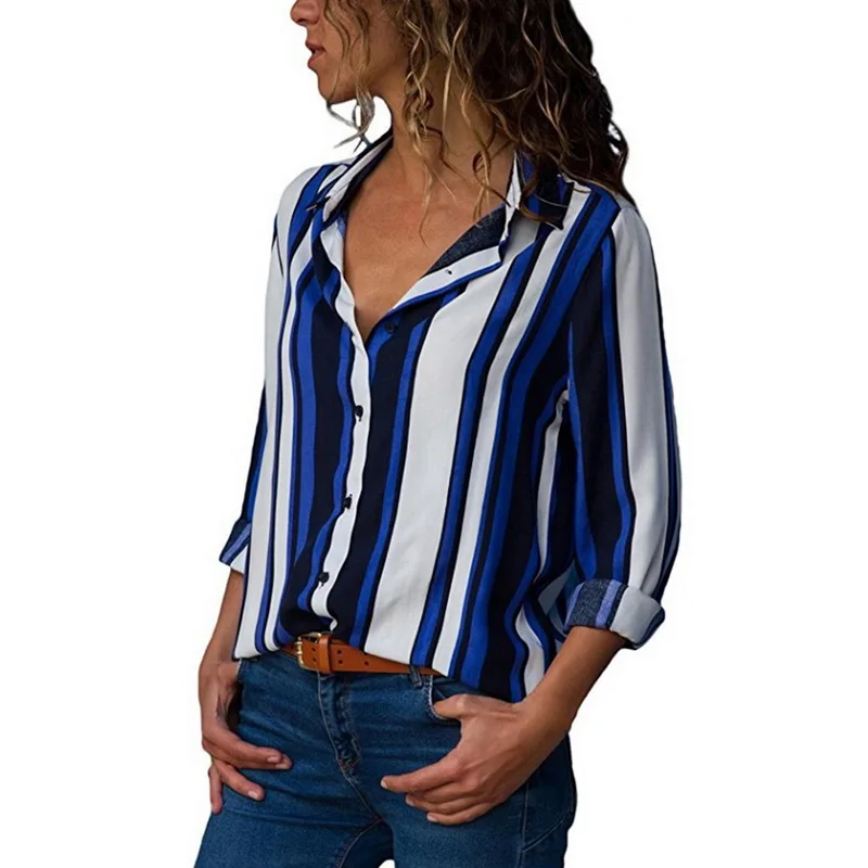 CALOFE 5XL Women Striped Blouses Long Sleeve Casual Office Work Shirts Female Plus Size Vintage Floral Boho Blusas Feminina New
CALOFE 5XL Women Striped Blouses Long Sleeve Casual Office Work Shirts Female Plus Size Vintage Floral Boho Blusas Feminina New