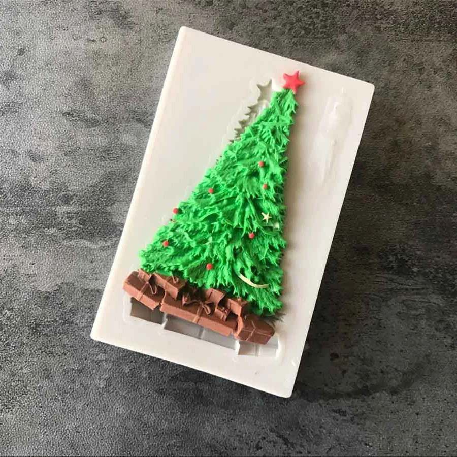 Christmas Tree Fondant Cake Silicone Mold Chocolate Candy Molds Cookies Pastry Biscuits Mould Cake Decoration Baking Tools
Christmas Tree Fondant Cake Silicone Mold Chocolate Candy Molds Cookies Pastry Biscuits Mould Cake Decoration Baking Tools