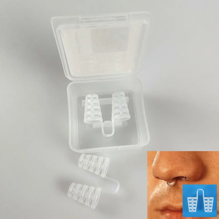 2Pcs Anti-Snoring Breathe Aid Stop Snore Device Healthy Care Anti Snore Apnea Nose Clip Sleeping Aid Equipment Mini Stop Snorin
2Pcs Anti-Snoring Breathe Aid Stop Snore Device Healthy Care Anti Snore Apnea Nose Clip Sleeping Aid Equipment Mini Stop Snorin