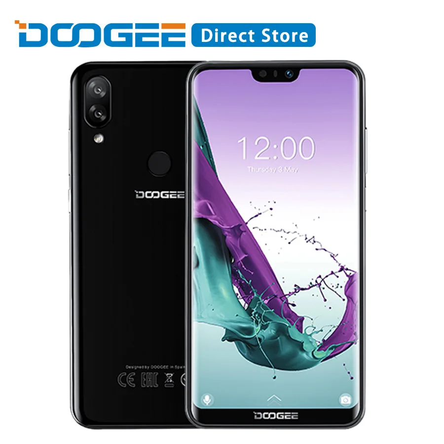 2019 DOOGEE N10 Mobile Phone Octa-Core 3GB RAM 32GB ROM 5.84inch FHD+ 19:9 Display 16.0MP Front Camera 3360mAh Android 8.1 4GLTE
2019 DOOGEE N10 Mobile Phone Octa-Core 3GB RAM 32GB ROM 5.84inch FHD+ 19:9 Display 16.0MP Front Camera 3360mAh Android 8.1 4GLTE