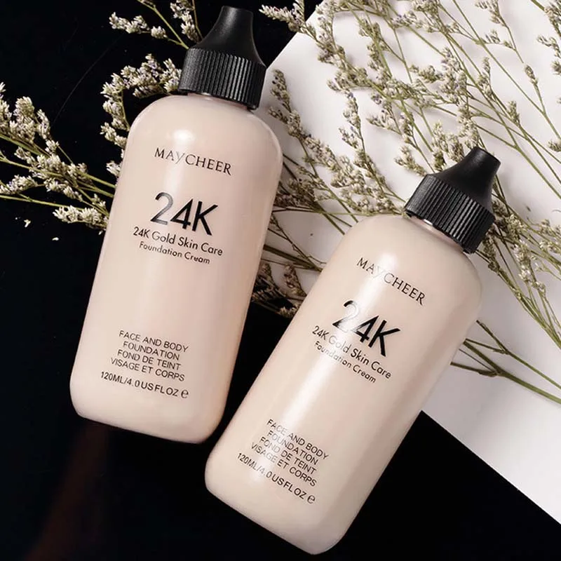 24K Gold Moisturizing Long Lasting Liquid Face Foundation Makeup Face Coverage Naturally Concealer Oil-Control Lightfeel Cream
24K Gold Moisturizing Long Lasting Liquid Face Foundation Makeup Face Coverage Naturally Concealer Oil-Control Lightfeel Cream