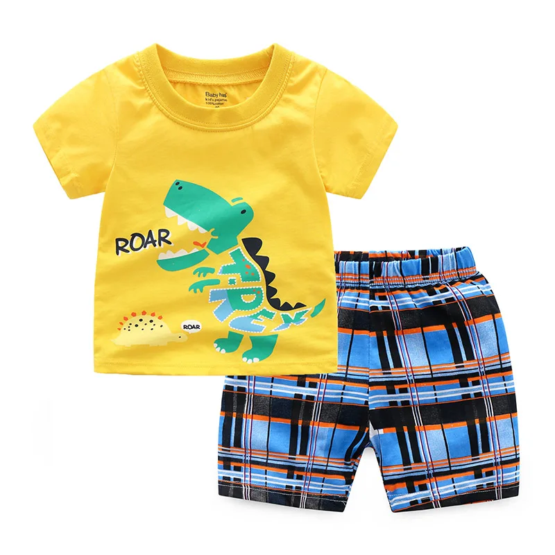 ROMPER SHORT SHIRT SETS LOT 2 OUTFITS 3 pc Peace Sign BABY BOYS SUMMER CHILDRENS