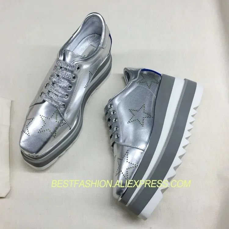 2018 Stars Flats Platform Lace Up Genuine Leather Shoes Woman Increasing Flats Design Woman Square Toe Superstar Mujer Shoes
2018 Stars Flats Platform Lace Up Genuine Leather Shoes Woman Increasing Flats Design Woman Square Toe Superstar Mujer Shoes