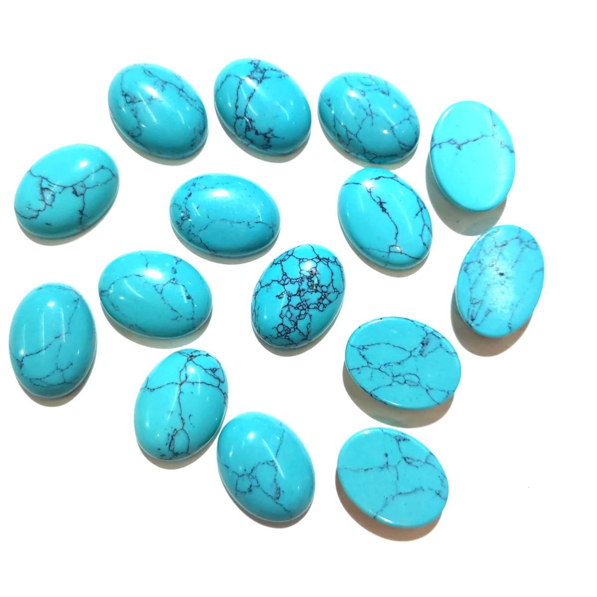 10 PCS Blue Turquoise Natural Stones Cabochon 18x25mm 15x20mm 13x18mm 10x14mm Egg Shape No Hole for Making Jewelry DIY
10 PCS Blue Turquoise Natural Stones Cabochon 18x25mm 15x20mm 13x18mm 10x14mm Egg Shape No Hole for Making Jewelry DIY