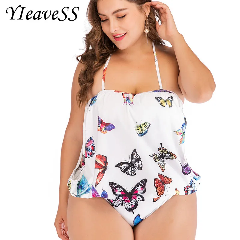 2019 New Plus Size Tankini set Women Swimwear Two Piece Print Butterfly Halter Swimsuit Swimming Dress Bathing Suit Sexy Bikinis
2019 New Plus Size Tankini set Women Swimwear Two Piece Print Butterfly Halter Swimsuit Swimming Dress Bathing Suit Sexy Bikinis