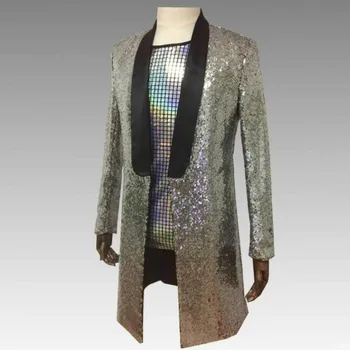 European and American density sequins in the long section male singer suit dress 2019 new men's personality casual suit
European and American density sequins in the long section male singer suit dress 2019 new men's personality casual suit