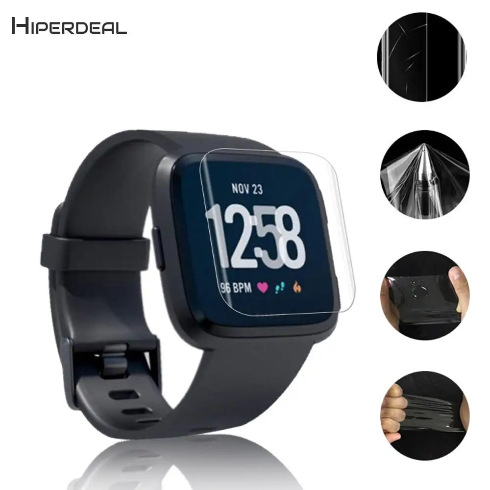 HIPEREAL 6PC Protector Film For Fitbit Versa 9H Explosion-proof LCD TPU Full Cover Screen Smart Accessories For Watches QIY31
HIPEREAL 6PC Protector Film For Fitbit Versa 9H Explosion-proof LCD TPU Full Cover Screen Smart Accessories For Watches QIY31