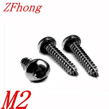 1000pcs M2*5/6/8/10/12/14/16 2mm steel with black button head hex socket tapping screw
1000pcs M2*5/6/8/10/12/14/16 2mm steel with black button head hex socket tapping screw