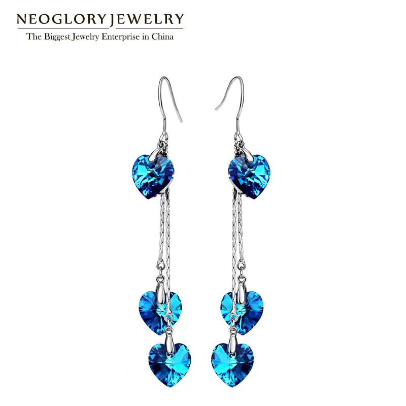 Neoglory Blue Austria Crystal Heart Love Fashion Dangle Drop Earrings Romantic For Women 2016 Brand New B1
Neoglory Blue Austria Crystal Heart Love Fashion Dangle Drop Earrings Romantic For Women 2016 Brand New B1