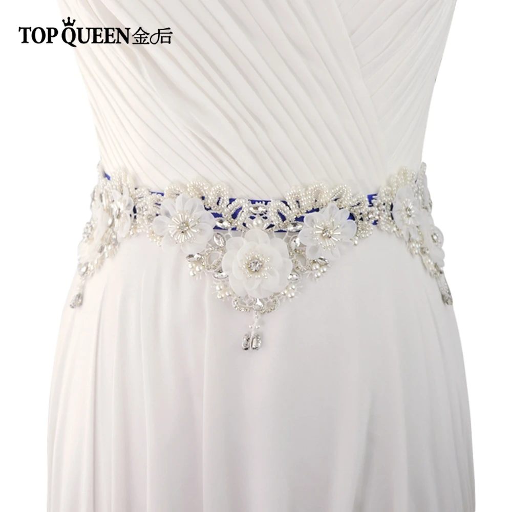 TOPQUEEN S403 Wedding sash with organza flower Wedding belt with beaded handmade Belts Bridal Sashes For bridesmaid Jewelry belt
TOPQUEEN S403 Wedding sash with organza flower Wedding belt with beaded handmade Belts Bridal Sashes For bridesmaid Jewelry belt