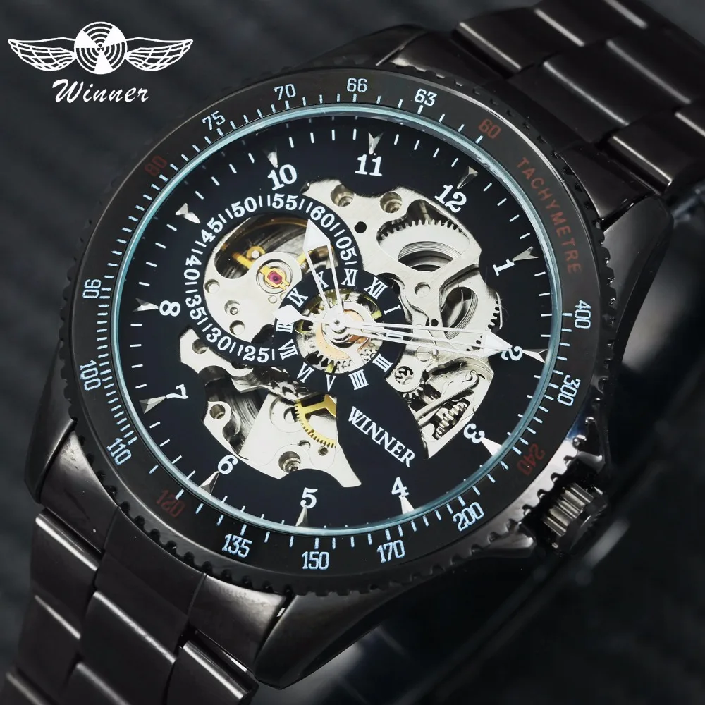 WINNER Fashion Business Auto Mechanical Watch Men Stainless Steel Strap Skeleton Dial Top Brand Luxury Wrist Watches with Box
WINNER Fashion Business Auto Mechanical Watch Men Stainless Steel Strap Skeleton Dial Top Brand Luxury Wrist Watches with Box