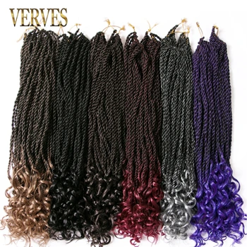 VERVES Senegalese Twist crochet braids hair 18 inch 30roots/pack synthetic braiding hair extentions for women ombre color bonde
VERVES Senegalese Twist crochet braids hair 18 inch 30roots/pack synthetic braiding hair extentions for women ombre color bonde