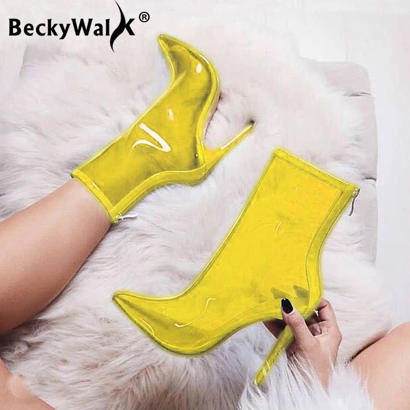 New Spring Women Pumps Clear Transparent High Heels Ankle Boots Sexy Ladies Party Shoes Pointed Toe Heels Female Pumps WSH3259
New Spring Women Pumps Clear Transparent High Heels Ankle Boots Sexy Ladies Party Shoes Pointed Toe Heels Female Pumps WSH3259