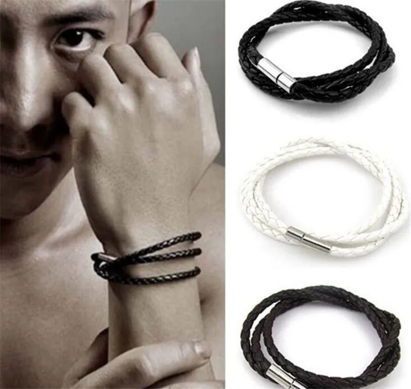 Hot Summer Fashion Women Men Creative Weave Leather Bracelet Simple Couple Ladies Boys Bangle Hand Jewelry Punk Couple Bracelet
Hot Summer Fashion Women Men Creative Weave Leather Bracelet Simple Couple Ladies Boys Bangle Hand Jewelry Punk Couple Bracelet