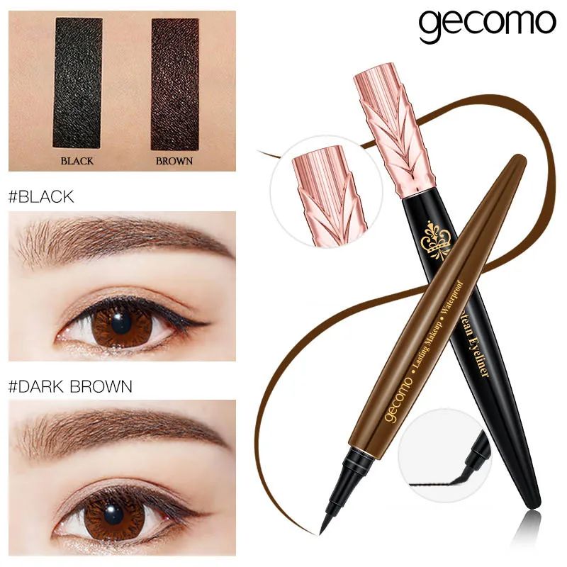 2 Colors of Women's Waterproof Liquid Eyeliner Makeup Long-lasting Eye Liner Pencil Cosmetic Tool for Beginners
2 Colors of Women's Waterproof Liquid Eyeliner Makeup Long-lasting Eye Liner Pencil Cosmetic Tool for Beginners