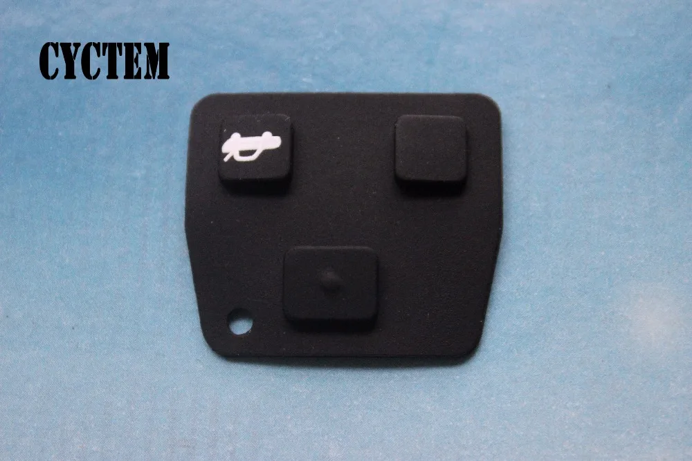 For Toyota Avensis Corolla Lexus 3 Buttons Car Remote Key Case Rubber Pad S LZ