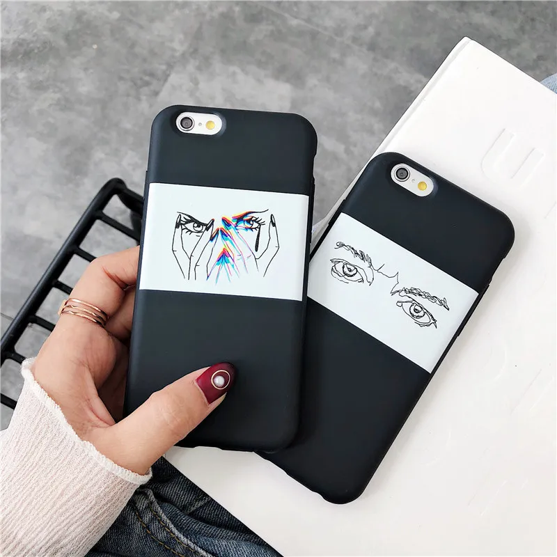For iphone 7 Cases Personality Eye Finger For iphone 7 6 6S 8 Plus X Case Couple Art pattern Soft Silicone Fundas Coque Cover
For iphone 7 Cases Personality Eye Finger For iphone 7 6 6S 8 Plus X Case Couple Art pattern Soft Silicone Fundas Coque Cover