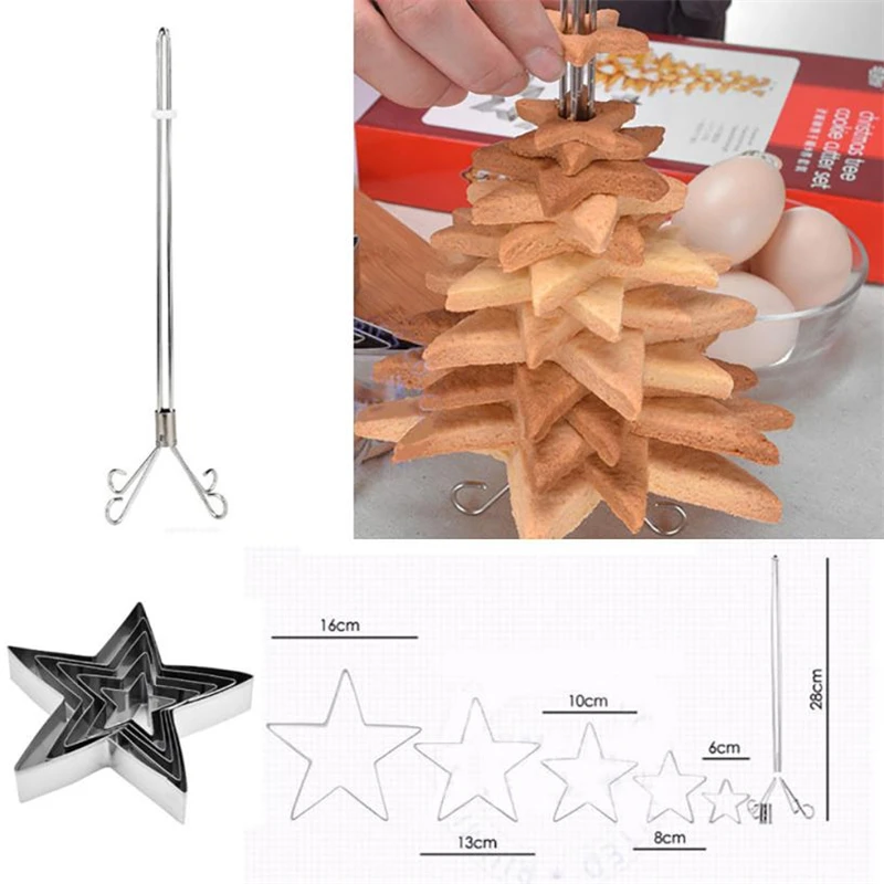 2018 New Stainless Steel Cake Biscuit Cookie Cutter Mold DIY Baking Pastry Tool Easy operation Lightweigh Hot C0404#30 0