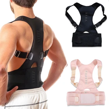 Adjustable Magnetic Posture Corrector Belt Support Orthopedic Back Support Belt Correct for Improving Round Shoulder Hunchback
Adjustable Magnetic Posture Corrector Belt Support Orthopedic Back Support Belt Correct for Improving Round Shoulder Hunchback
