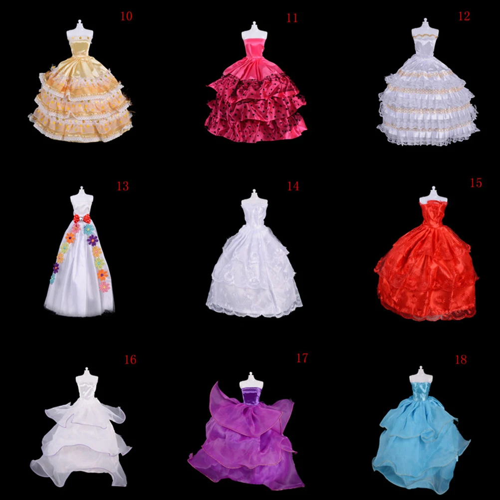 1PCS Fashion Doll Wedding Dress Evening Dress For Furniture For Doll Clothes For Doll Accessories 9Styles
1PCS Fashion Doll Wedding Dress Evening Dress For Furniture For Doll Clothes For Doll Accessories 9Styles