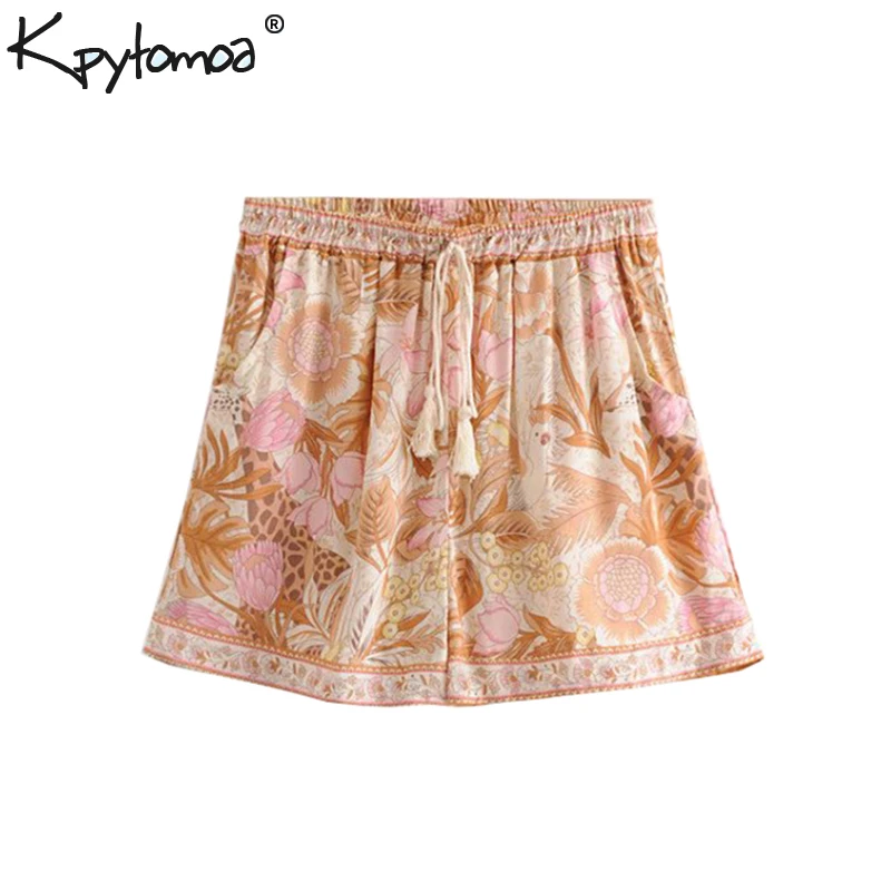 Boho Chic Summer Vintage Floral Print Tassel Shorts Women 2019 Fashion Elastic Waist Drawstring Short Pants Mujer
Boho Chic Summer Vintage Floral Print Tassel Shorts Women 2019 Fashion Elastic Waist Drawstring Short Pants Mujer