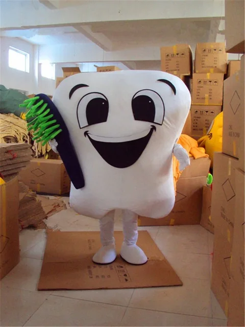 Tooth with Brush Mascot Costume Teeth Birthday Party Halloween Fancy Cosplay Dress Adult
Tooth with Brush Mascot Costume Teeth Birthday Party Halloween Fancy Cosplay Dress Adult