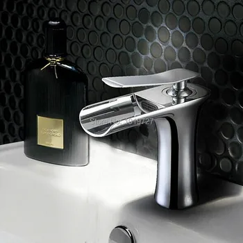 Wholesale Hot Sale 100% Brass Modern Style Design Bathroom White Or Chrome Single Handle Single Hole Waterfall Faucet
Wholesale Hot Sale 100% Brass Modern Style Design Bathroom White Or Chrome Single Handle Single Hole Waterfall Faucet