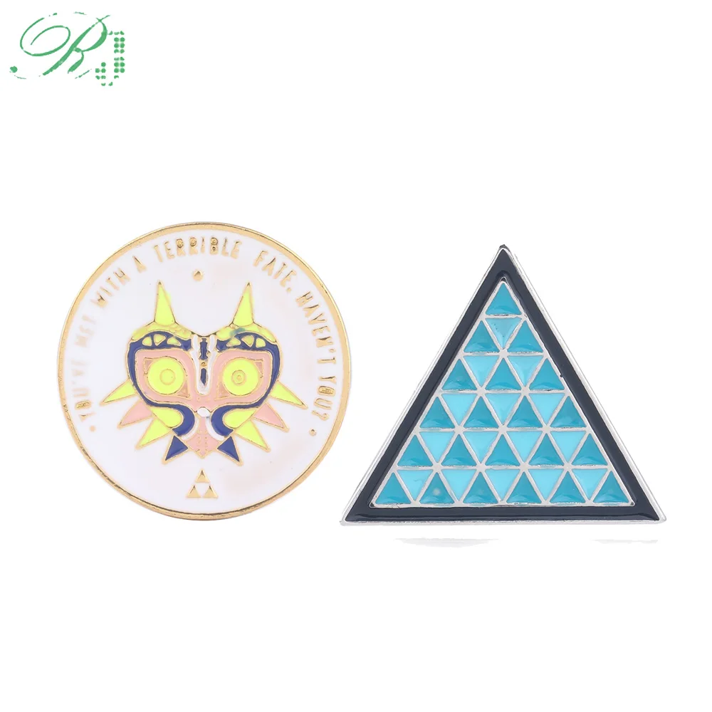 RJ New Game Detroit Become Human Brooches Robot Kara Logo Pin Legend of Zelda Majora Triforce Shield Pins Men Coat Jewelry Gift
RJ New Game Detroit Become Human Brooches Robot Kara Logo Pin Legend of Zelda Majora Triforce Shield Pins Men Coat Jewelry Gift