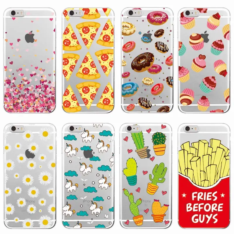 Cute Donuts Fries Before Guys Hearts Unicorn Pizza Soft Clear Phone Case For iPhone 11 Pro 7 7Plus 6 6S XS Max 5 8 8Plus X XR
Cute Donuts Fries Before Guys Hearts Unicorn Pizza Soft Clear Phone Case For iPhone 11 Pro 7 7Plus 6 6S XS Max 5 8 8Plus X XR