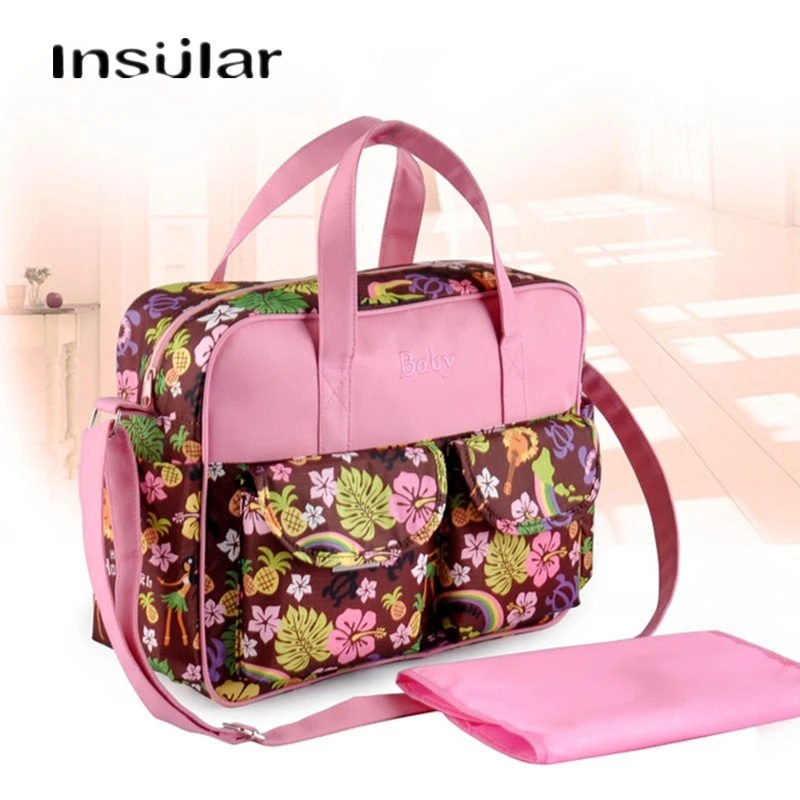 INSULAR Hawaii Style Travel Diaper Bag Nappy Messenger/ Totes Stroller Baby Bags for mom with Changing Pad
INSULAR Hawaii Style Travel Diaper Bag Nappy Messenger/ Totes Stroller Baby Bags for mom with Changing Pad