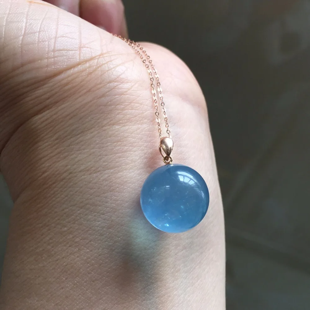 Fine Jewelry Certificated Real 18 K White Gold AU750 Natural Blue Aquamarine 4.93g Gemstones Pendants for Women Fine Necklace
Fine Jewelry Certificated Real 18 K White Gold AU750 Natural Blue Aquamarine 4.93g Gemstones Pendants for Women Fine Necklace