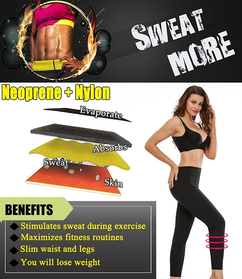 NINGMI Slimming Pants Sweat Sauna Hot Body Shaper Control Panties Women Camouflage Fitness Legging Neoprene Tourser Weight Loss (3)
