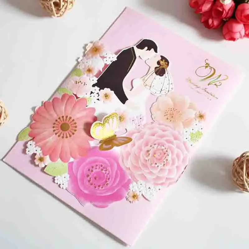 50pc Big Flowers Creative Laser Cutout Wedding Party Invitation Engagement Valentine's Day Marriage Anniversary Special Day card
50pc Big Flowers Creative Laser Cutout Wedding Party Invitation Engagement Valentine's Day Marriage Anniversary Special Day card