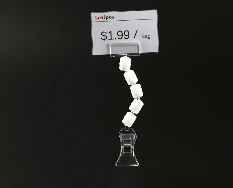 POP Merchandise Name Card Clamp Advertising Price Tag Label Holder Adjustable Plastic Sign Memo Note Paper Photo Picture Clip
POP Merchandise Name Card Clamp Advertising Price Tag Label Holder Adjustable Plastic Sign Memo Note Paper Photo Picture Clip