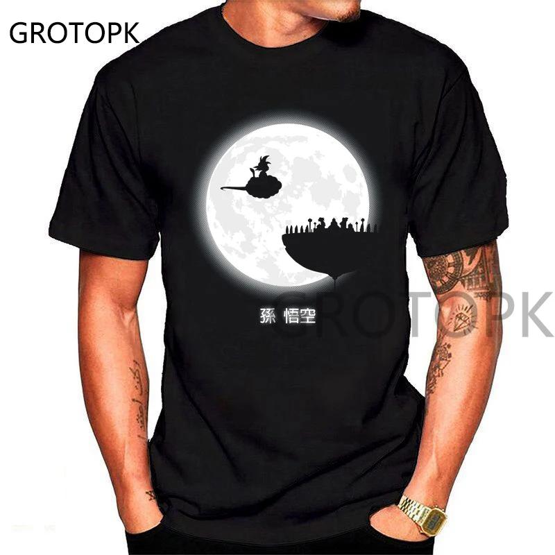 2019 SongokuT Shirt Summer Men Black TShirt Harajuku Streetwear Mens Clothes Anime Dont't Look At The Full Moon Cotton Shirt
2019 SongokuT Shirt Summer Men Black TShirt Harajuku Streetwear Mens Clothes Anime Dont't Look At The Full Moon Cotton Shirt