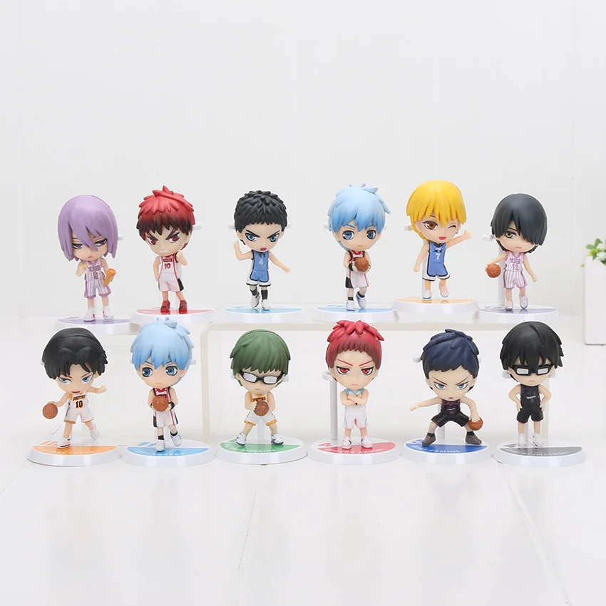 6pcs/set 8cm Anime Kuroko's Basketball toys Kuroko no Basuke Mini PVC action Figure Collection Model Toy For Kids
6pcs/set 8cm Anime Kuroko's Basketball toys Kuroko no Basuke Mini PVC action Figure Collection Model Toy For Kids