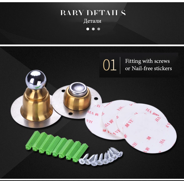 KAK Stainless Steel Magnetic Door Stopper Sticker Toilet Glass Hidden Door Holders Catch Floor Nail-free Doorstop Door Hardware KAK Stainless Steel Magnetic Door Stopper Sticker Toilet Glass Hidden Door Holders Catch Floor Nail-free Doorstop Door Hardware
