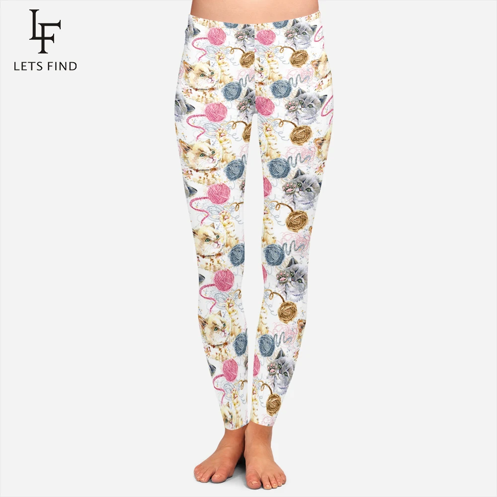 New Arrival Cute Cat Printed Leggings Mid Waist Fitness Leggins Plus Size Women Ankle-Length Cat Play Ball of Yarn Legging
New Arrival Cute Cat Printed Leggings Mid Waist Fitness Leggins Plus Size Women Ankle-Length Cat Play Ball of Yarn Legging