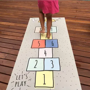 Nordic Baby Hopscotch Game Mat Kids Activity Play Gym Mats Children Infant Adventure Road Rugs Crawling Carpet for Children Room
Nordic Baby Hopscotch Game Mat Kids Activity Play Gym Mats Children Infant Adventure Road Rugs Crawling Carpet for Children Room