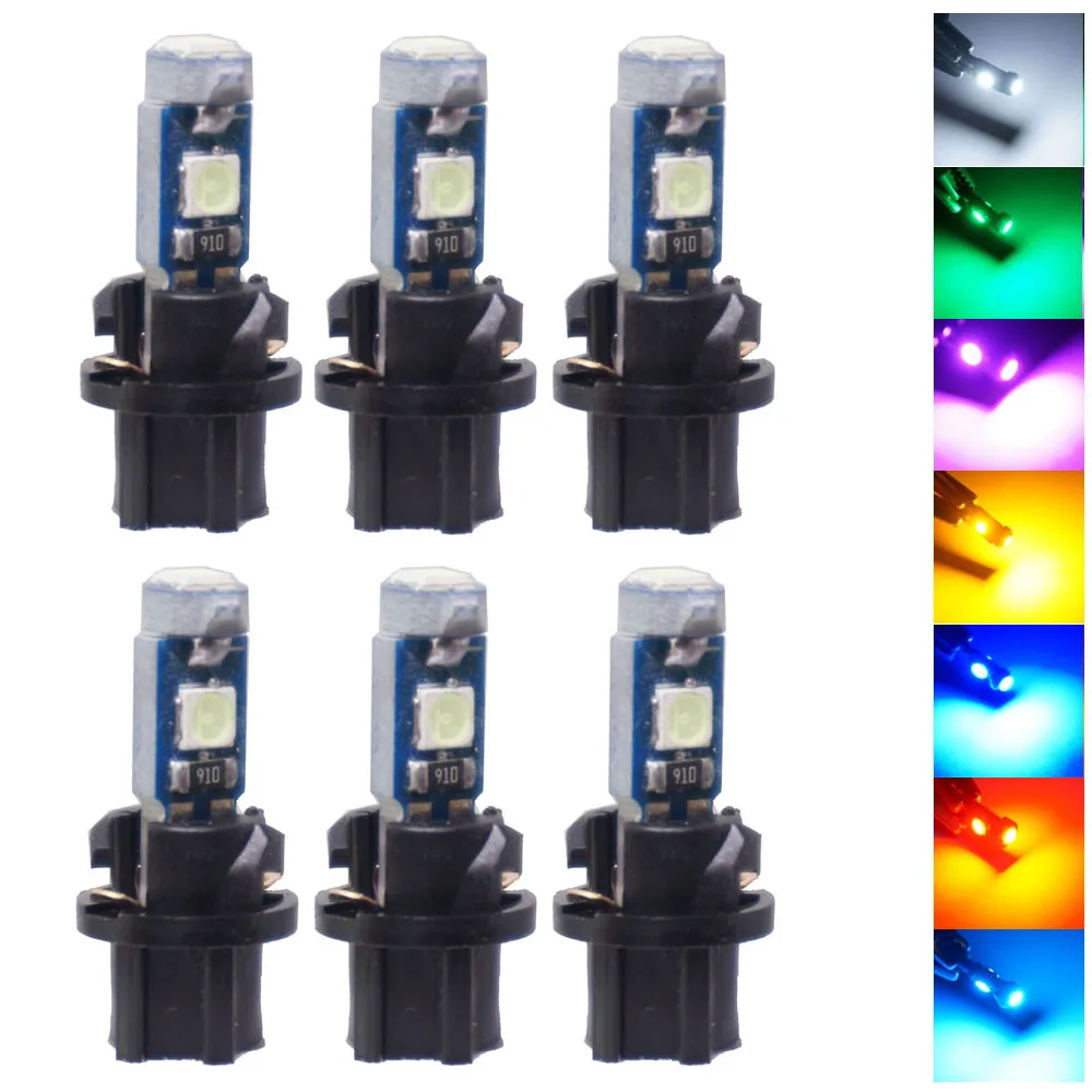 6x Car Led 74 T5 Wedge Bulb Dashboard Gauge Cluster LED Light T5 Instrument Panel LED Indicator Lamp Bulbs for Volvo V70
6x Car Led 74 T5 Wedge Bulb Dashboard Gauge Cluster LED Light T5 Instrument Panel LED Indicator Lamp Bulbs for Volvo V70