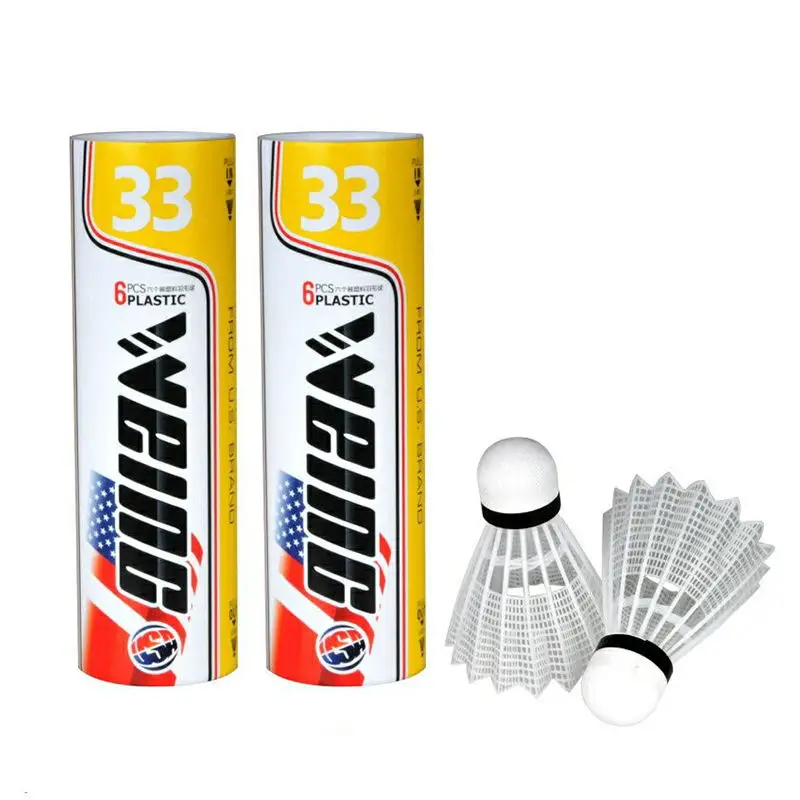 WEING WP-33 Plastic Fiber Ball Head White Color Competition Training Entertainment Badminton
WEING WP-33 Plastic Fiber Ball Head White Color Competition Training Entertainment Badminton