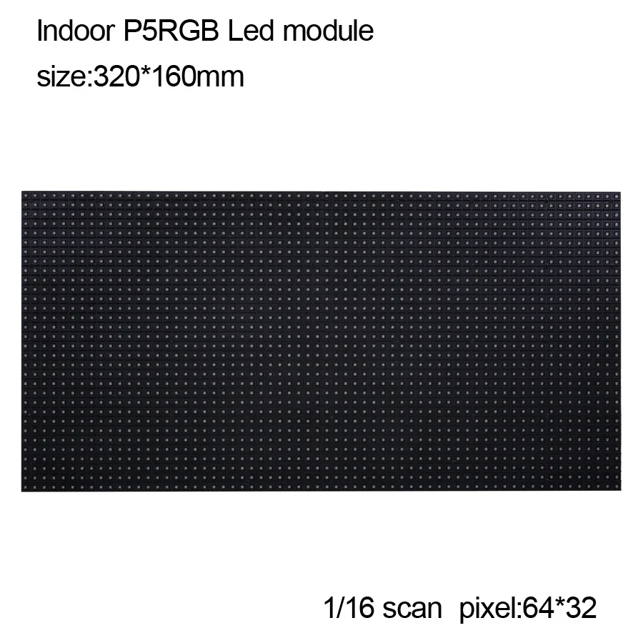 Комнатный светодиодный модуль P5 SMD3528 с диагональю 1/16 дюйма, 3 в 1, RGB, полноцветный модуль светодиодного дисплея 320*160 мм, 64*32 пикселя
Комнатный светодиодный модуль P5 SMD3528 с диагональю 1/16 дюйма, 3 в 1, RGB, полноцветный модуль светодиодного дисплея 320*160 мм, 64*32 пикселя