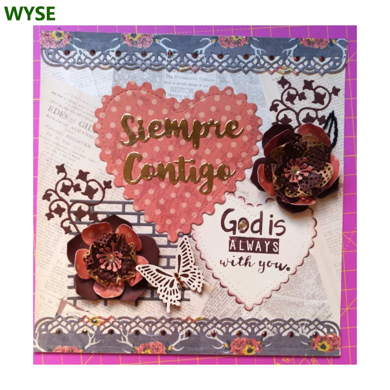 New dies words in spanish Forever Die Metal Cutting Dies Together with you Craft Dies for DIY Scrapbooking album Decorative
New dies words in spanish Forever Die Metal Cutting Dies Together with you Craft Dies for DIY Scrapbooking album Decorative