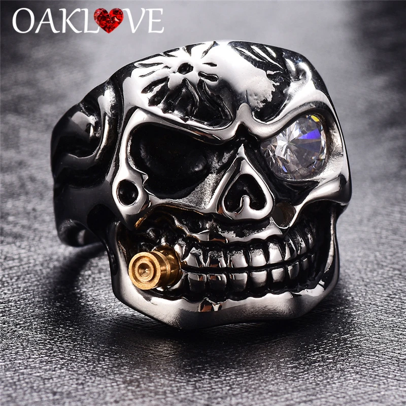 Punk Skull Rings Set (4)