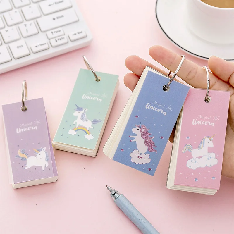 1Pcs Rainbow Unicorn Memo Pads Cartoon Loose Leaf Planner Pocket Iron Ring Notepad Student Mini Schedule Word Book School Supply
1Pcs Rainbow Unicorn Memo Pads Cartoon Loose Leaf Planner Pocket Iron Ring Notepad Student Mini Schedule Word Book School Supply