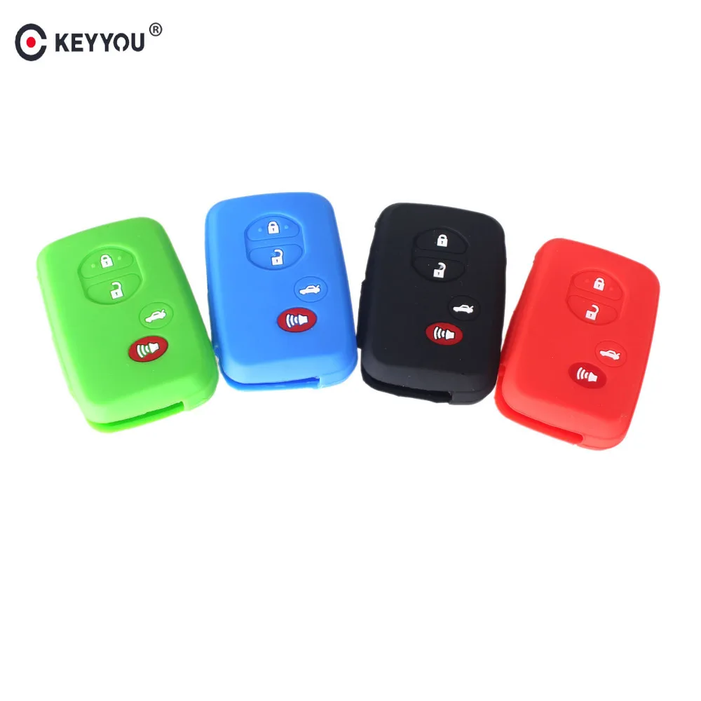 KEYYOU Silicone Key Protection Cover Case For TOYOTA Camry Highlander Prado Crown Land Cruiser Prius Aqua Hilux Rav4 4 Button
KEYYOU Silicone Key Protection Cover Case For TOYOTA Camry Highlander Prado Crown Land Cruiser Prius Aqua Hilux Rav4 4 Button