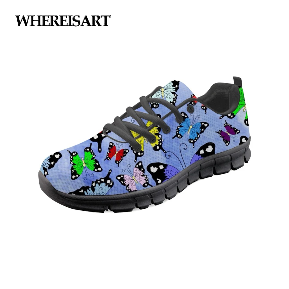 WHEREISART Shoes Woman Cute Butterfly Print Casual Women Sneakers Flats Comfortable Mesh Ladies Shoes Lightweight Zapatos Mujer
WHEREISART Shoes Woman Cute Butterfly Print Casual Women Sneakers Flats Comfortable Mesh Ladies Shoes Lightweight Zapatos Mujer