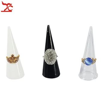Retail 3Pcs Jewelry Display Holder Plastic Corn Finger Jewelry Ring Display Stands Holder Clear Black White For Choice
Retail 3Pcs Jewelry Display Holder Plastic Corn Finger Jewelry Ring Display Stands Holder Clear Black White For Choice
