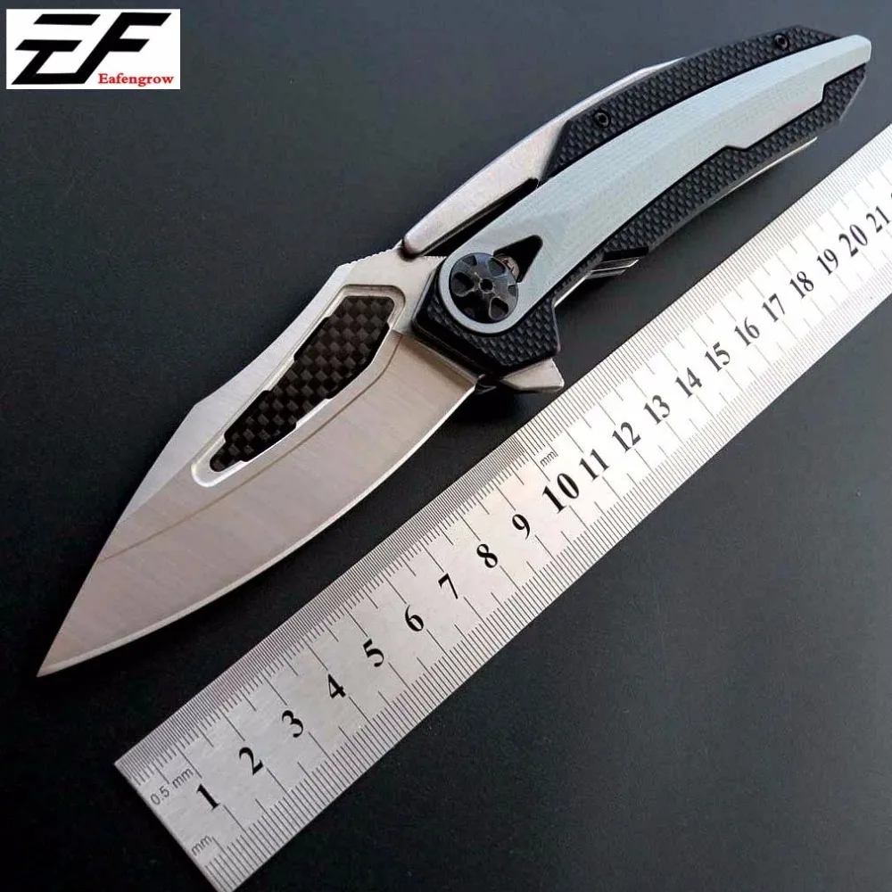 Best quality ZT 0999 Folding Knife ZT0999 D2 steel +Carbon Fiber CNC Blade pocket knife Camping Hunting Outdoor EDC Tool knives
Best quality ZT 0999 Folding Knife ZT0999 D2 steel +Carbon Fiber CNC Blade pocket knife Camping Hunting Outdoor EDC Tool knives